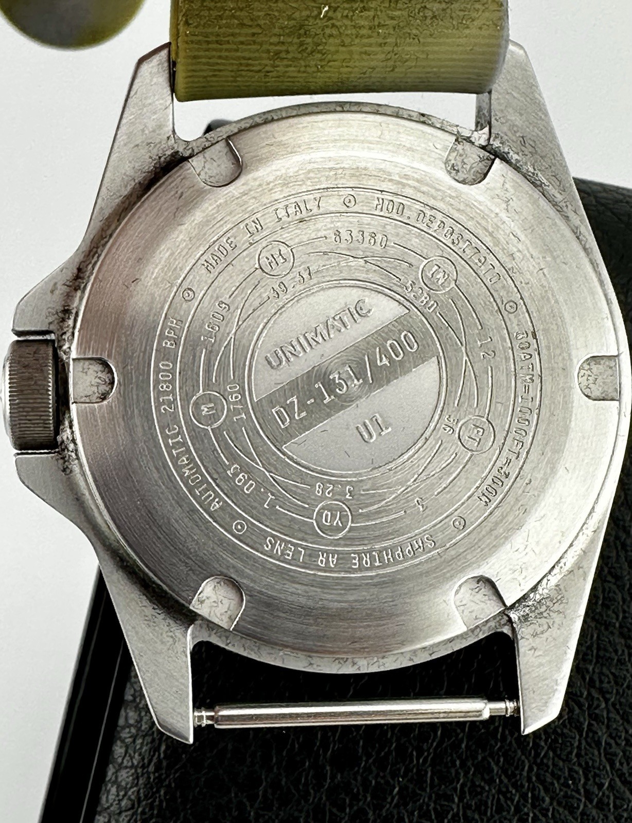 Unimatic U1-DZ Limited Edition 400 Pieces Military 300m Diver Olive Green Dial