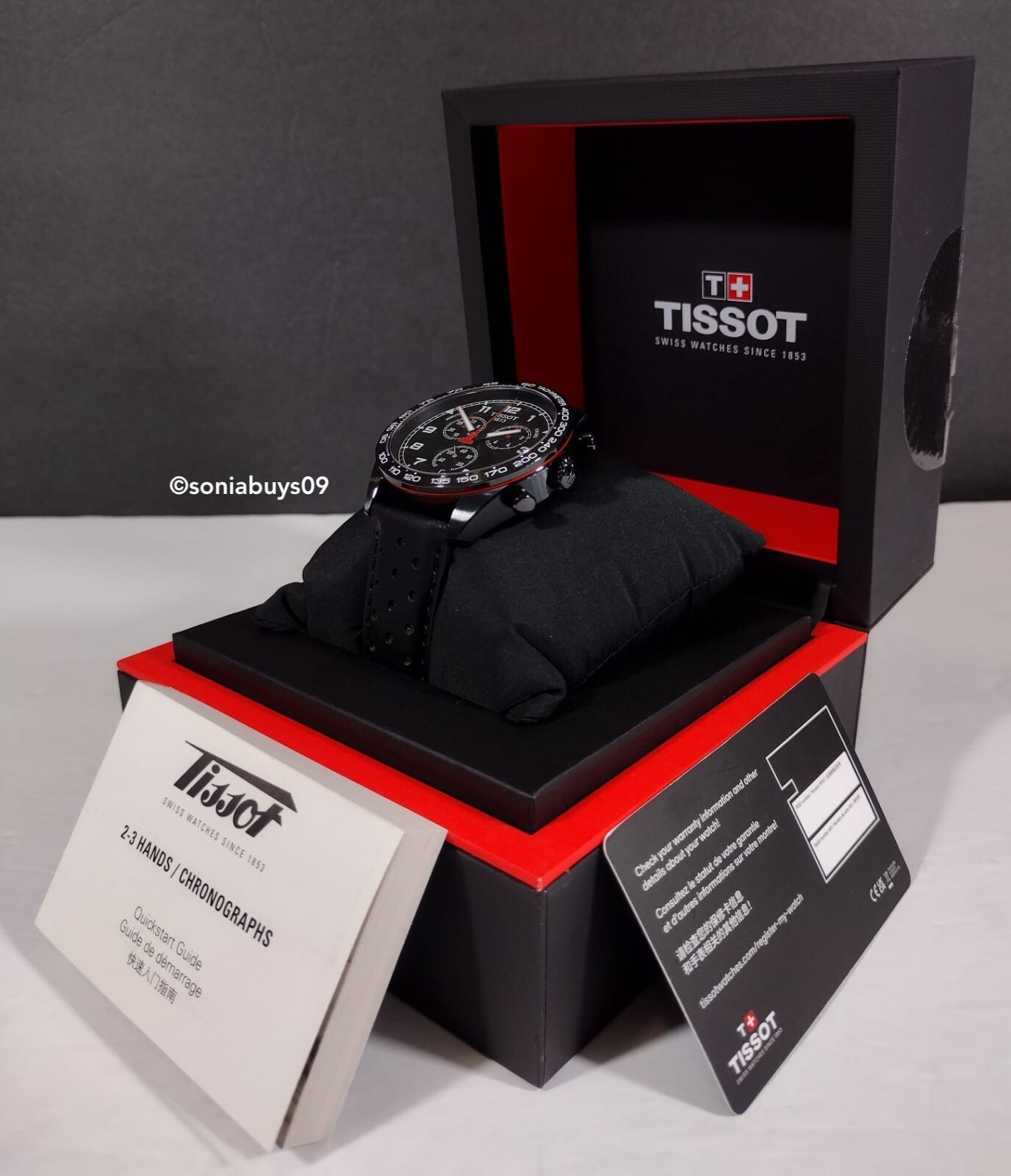Tissot PRS 516 Quartz Chronograph Men’s Watch, Black