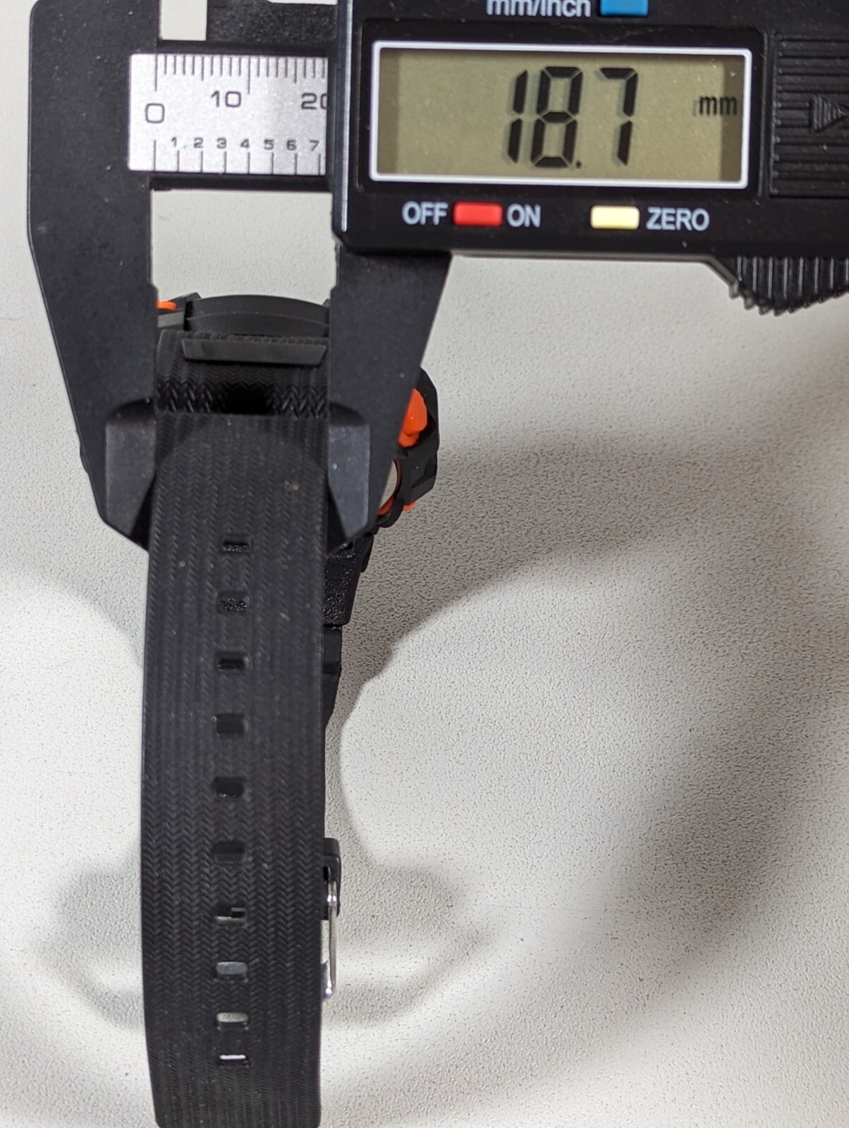 Digital Day Date Alarm Timer Backlight Black Case Silicone Band Watch