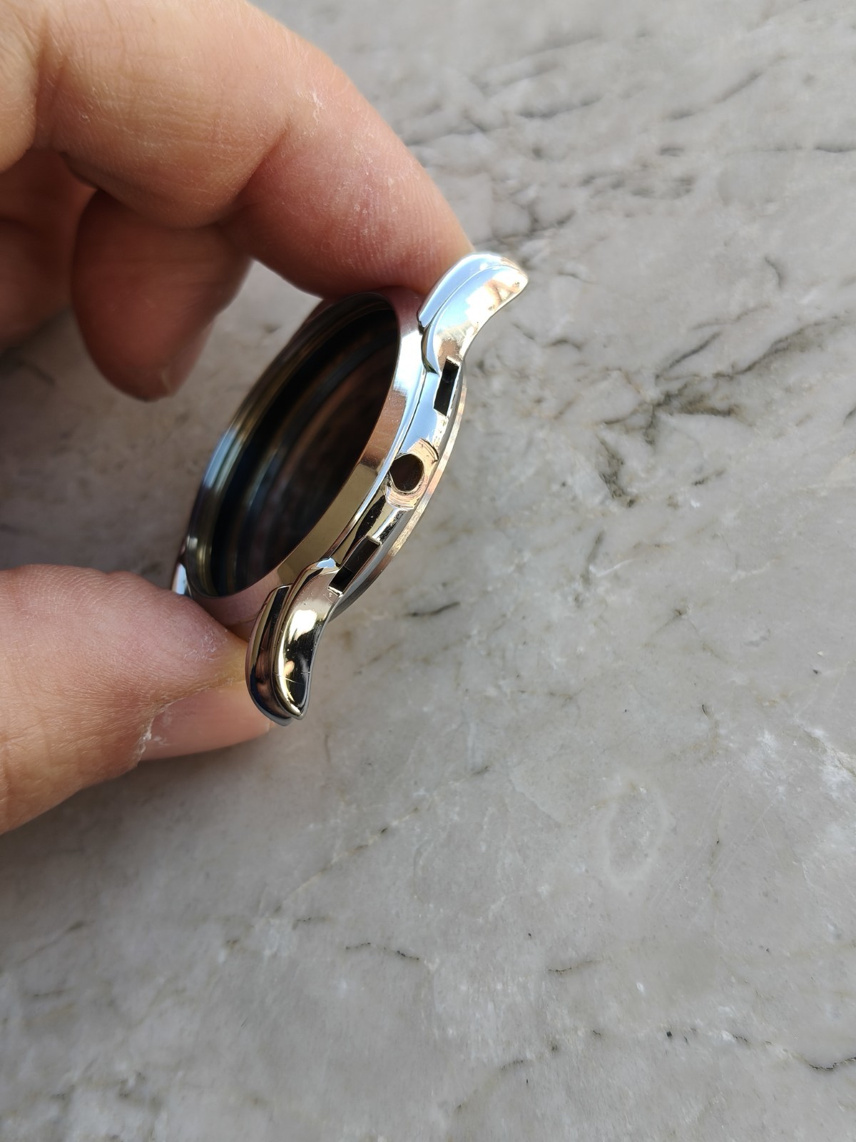 40/50s RARE CHRONOGRAPH WATCH CASE WATCH CASE 37.5mm FANCY LUGS!
