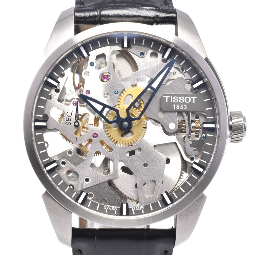 with paper TISSOT T-Complication Skelete T070.405.16.411.00 Men’s Watch C#146731