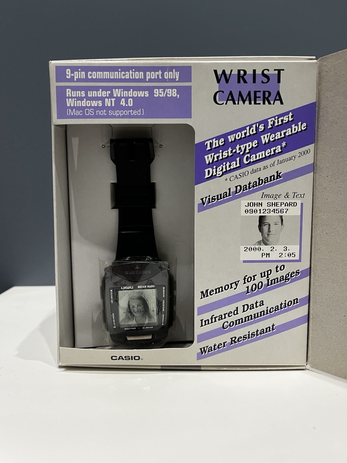 CASIO Wrist Camera WQV-1 – Vintage Digital – NEW (NOS) Digital Watch