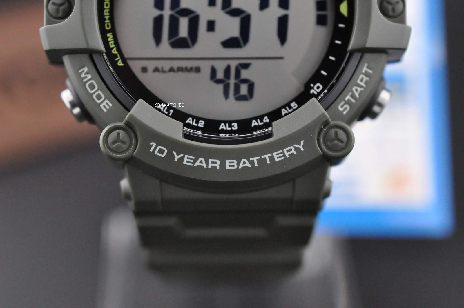 Casio multi-functional digital watches AE-1500WHX-3AV 10 years Battery