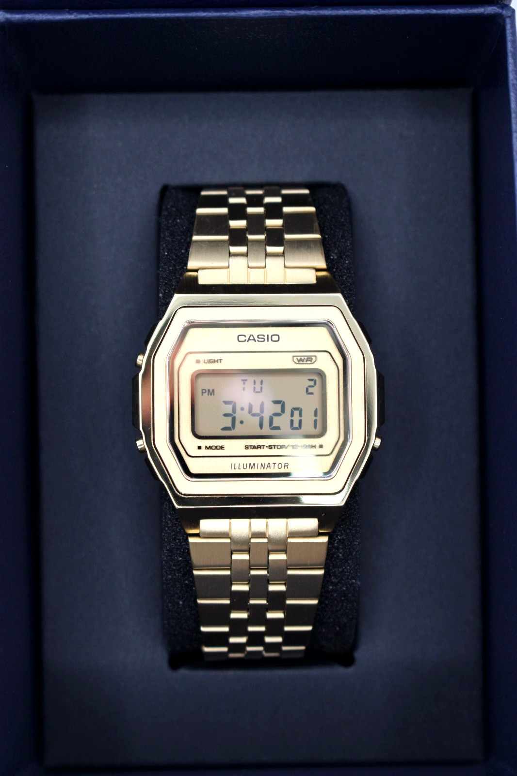 Casio A1000G-9JF Classic Premium Series Tic Tac Gold Unisex Watch Japan NIB