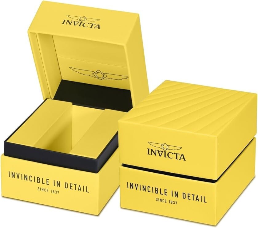 Invicta Men’s 48.5mm Racing Cyclone Quartz Chronograph Tone Orange Watch