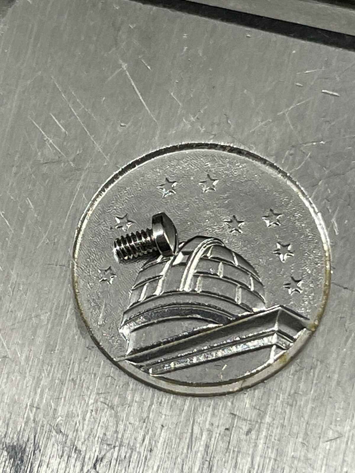 Vintage Omega 168.0063 Constellation Case Back Screw X4