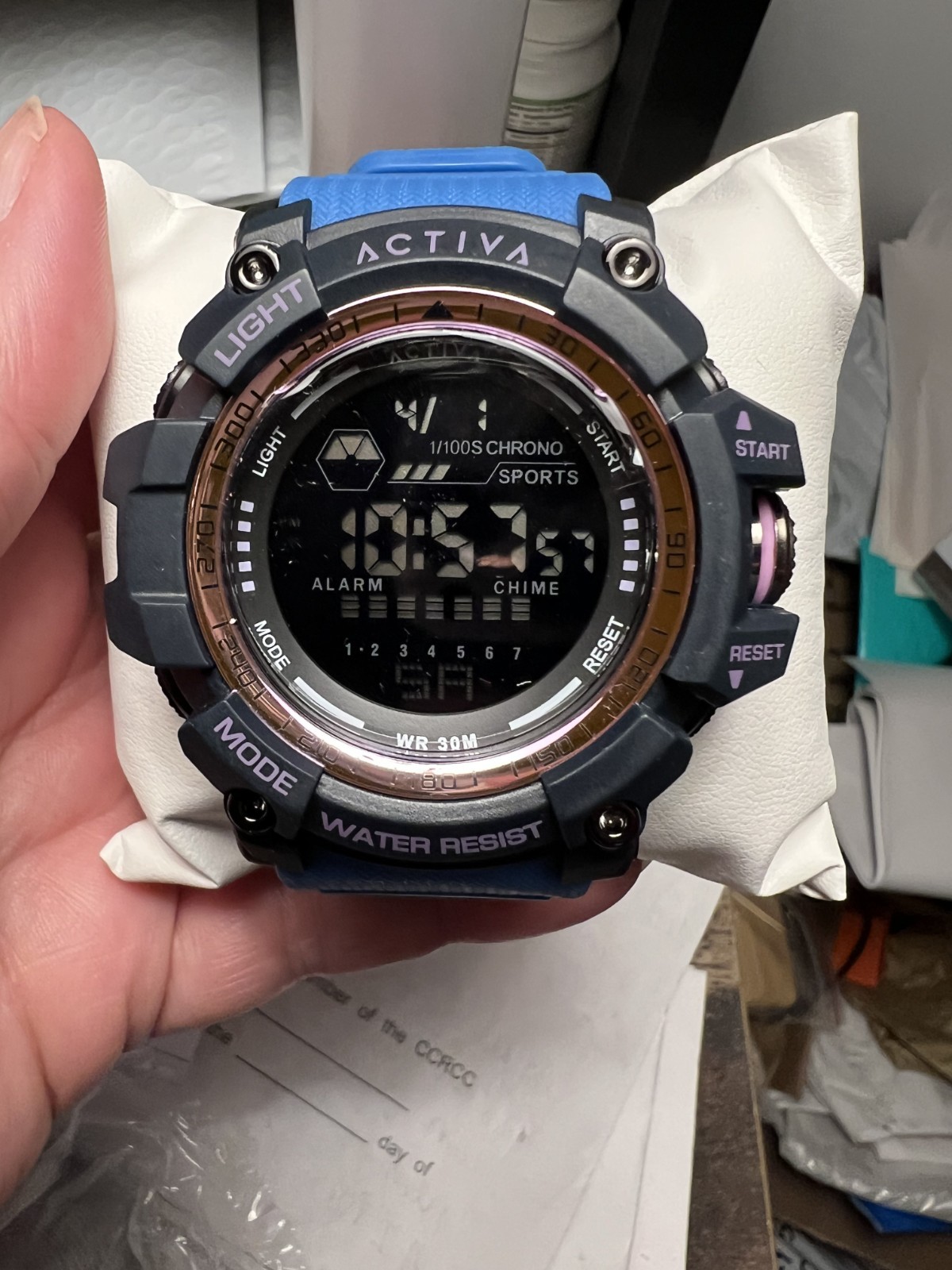 Activa X Invicta Digital Men’s Watch – 56mm Blue (ACW8020-007) NIB 3 yr warranty