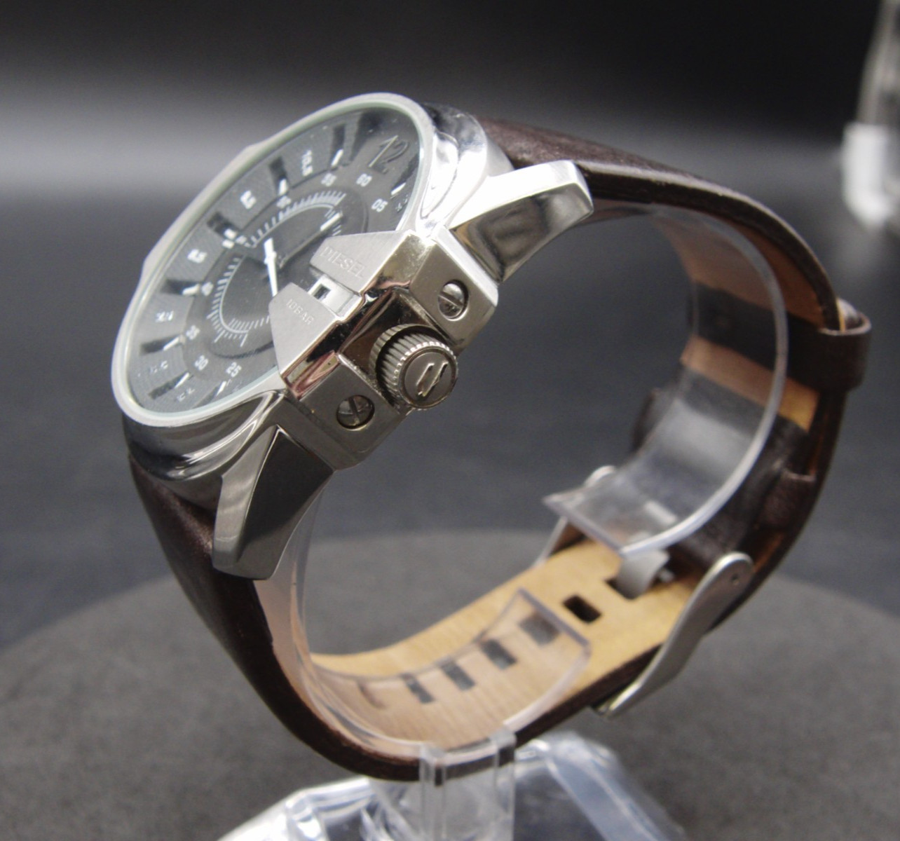 Diesel DZ-1206 111306 10BAR Stainless Steel Watch Men’s Watch Leather strap