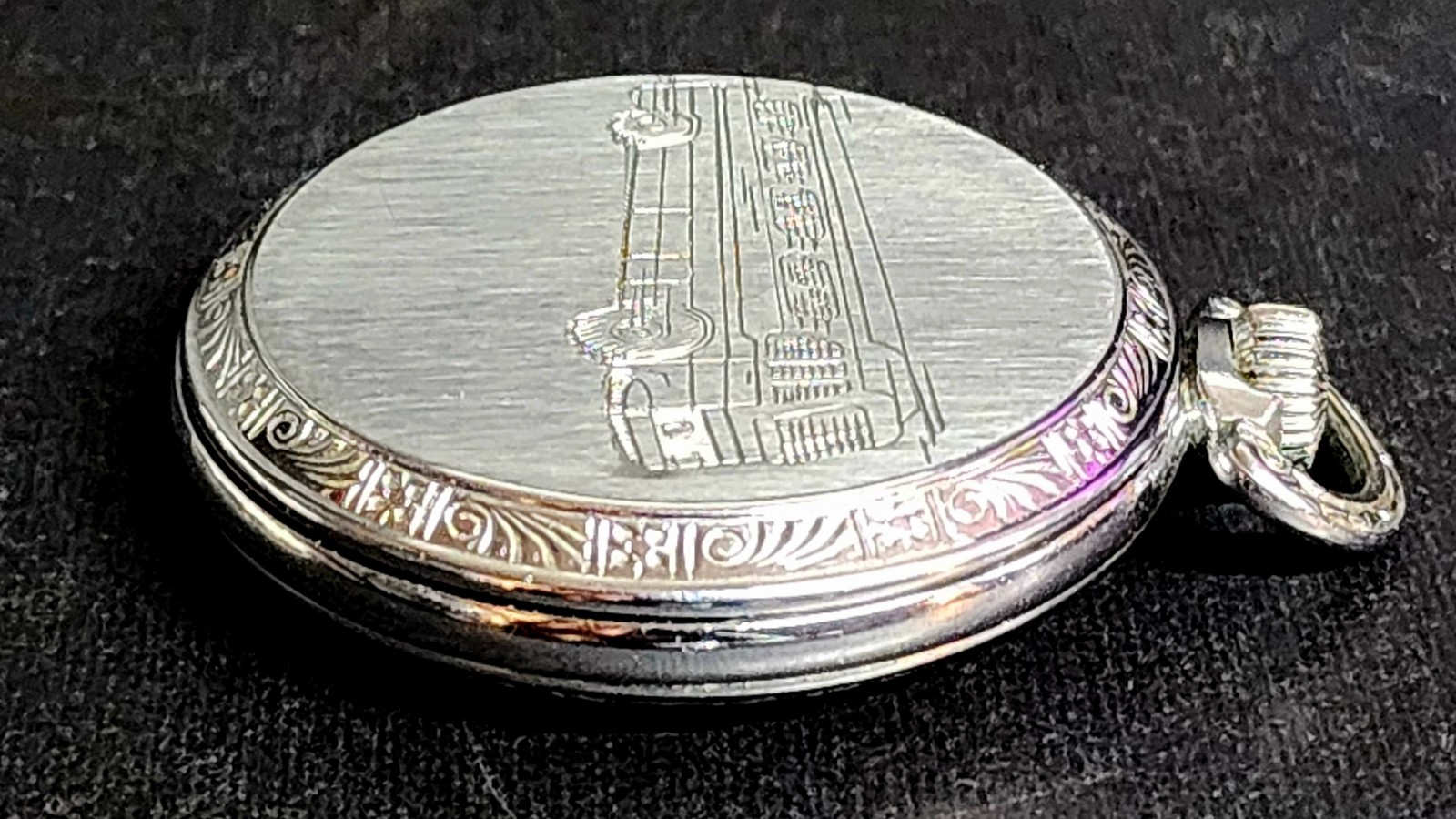 Swiss Made Absolutely Stunning “Supreme” Pocket Watch, Works + Looks Flawless!