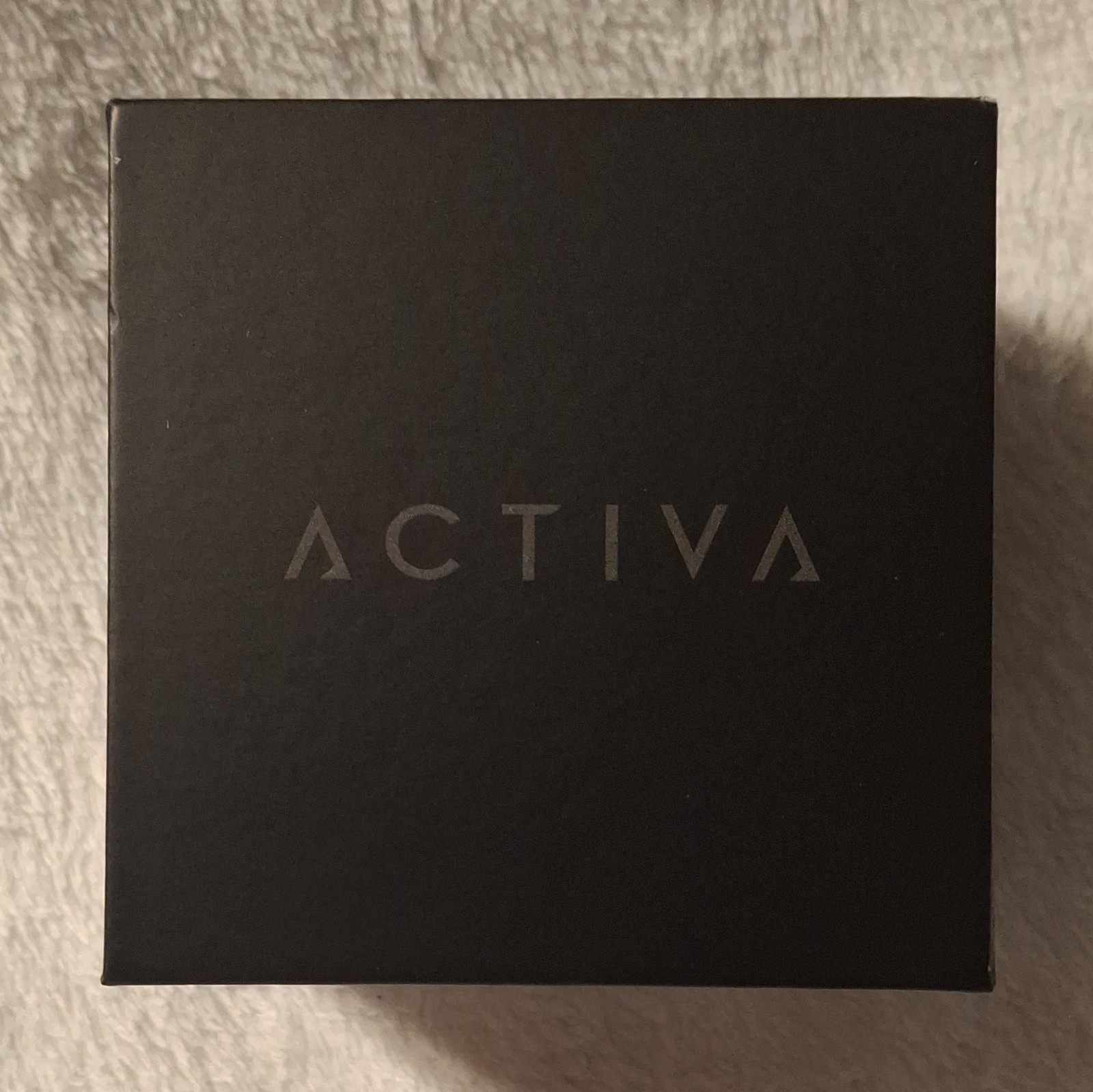 Activa Digital Quartz Wristwatch Blue Rubber Strap Alarm Day/Date Chime w/ Box