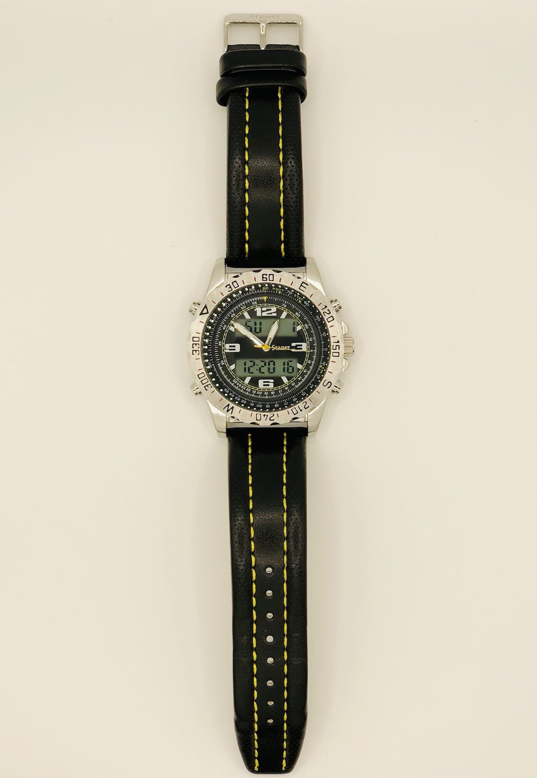 Brand New In Box~Stauer Men’s Centurion Hybrid Analog/Digital Watch~New 🔋✅
