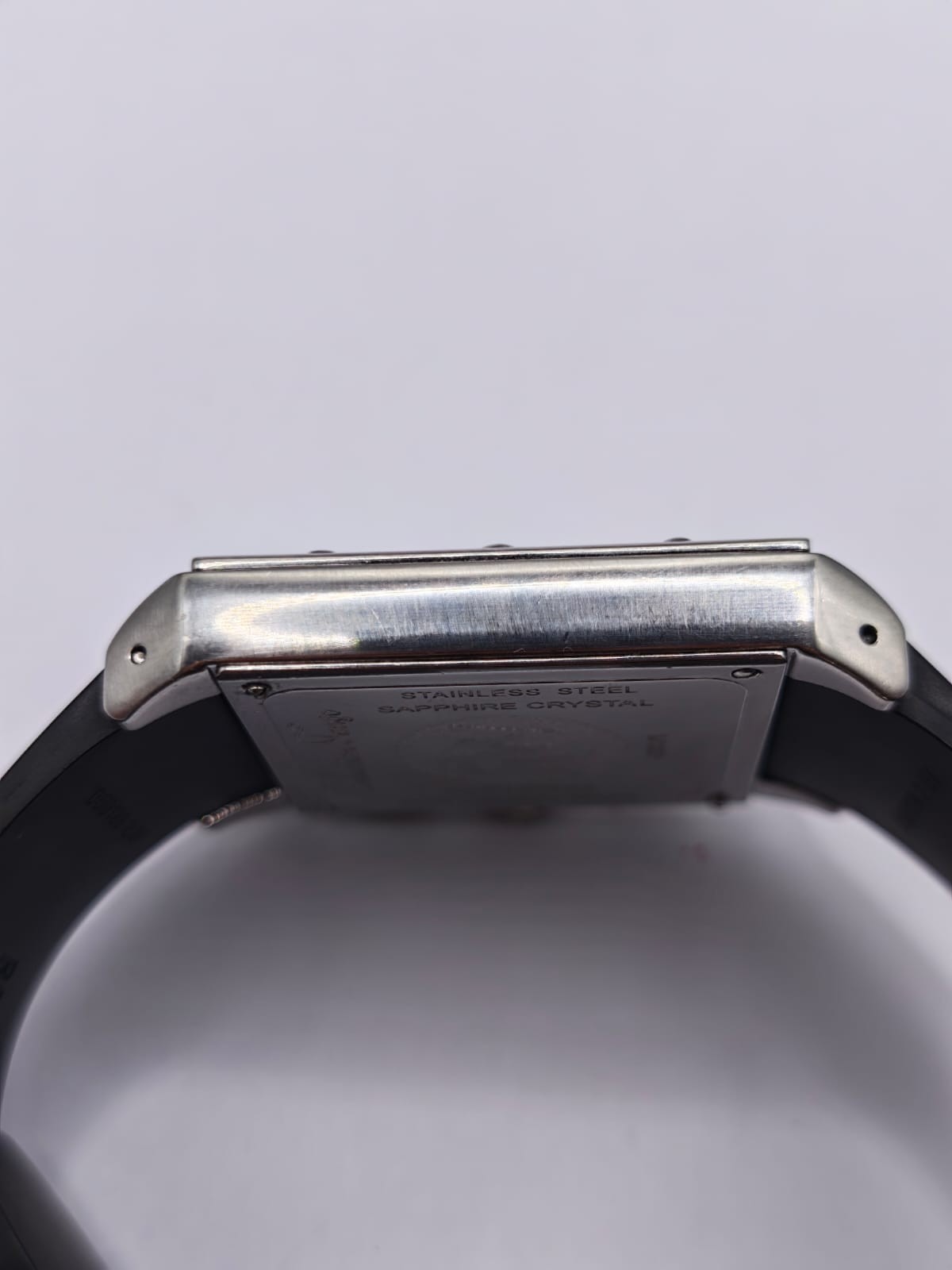 Raymond Weil Tango 4881/1 Chronograph Big Date Quartz Watch Rubber Strap