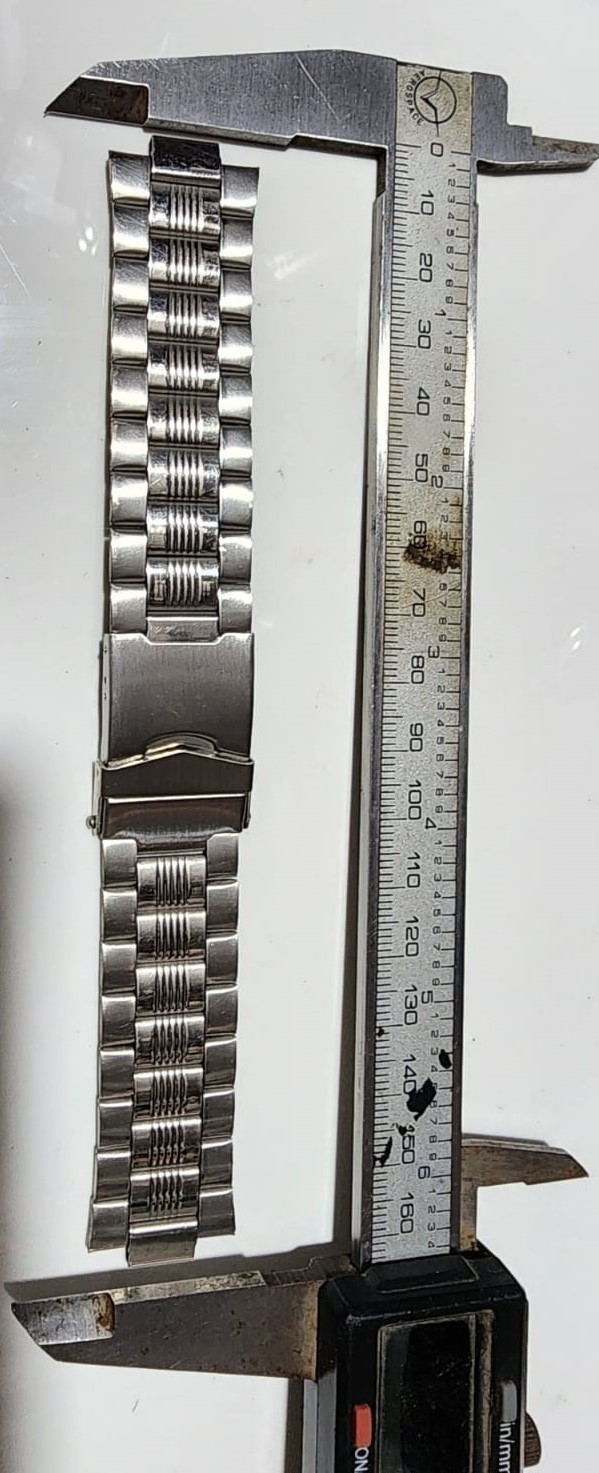 10MM Stainless Steel Watch Strap Expandable Bracelet with Secure Fold-Over Clasp