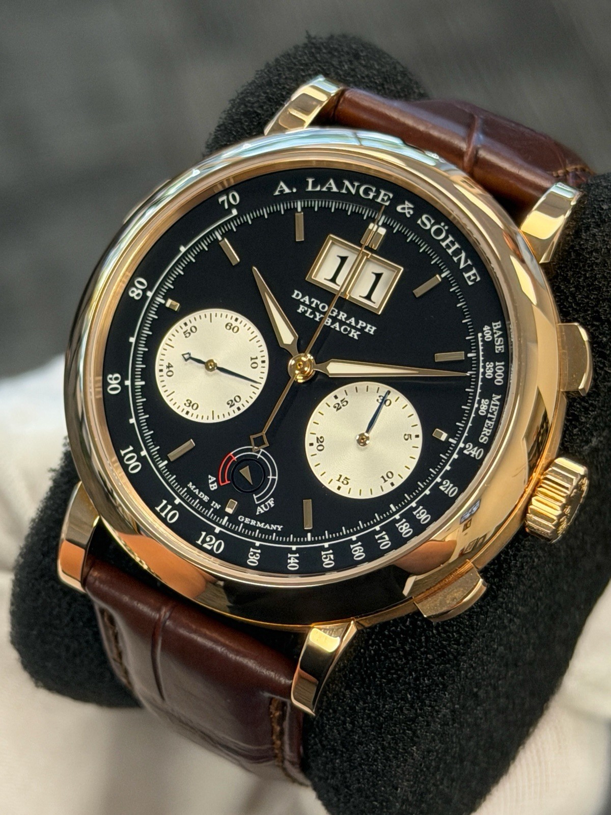 2021 A. Lange & Söhne Datograph 405.031 Rose Gold 41mm Box Papers Unpolished