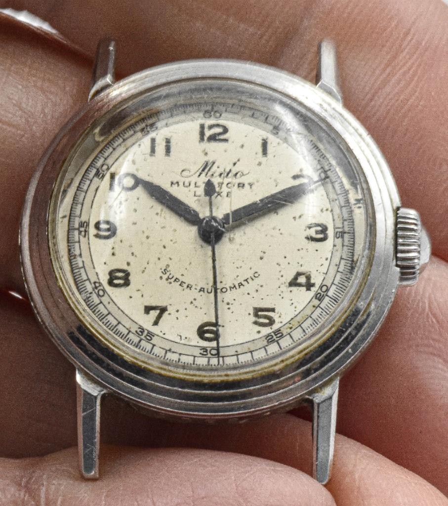 Vintage MIDO MultiFort Luxe Bumper Automatic Small Size WP Case Wrist Watch 29mm