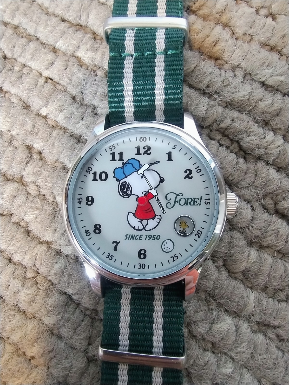 Snoopy Golfing jump hour watch – 37.5mm