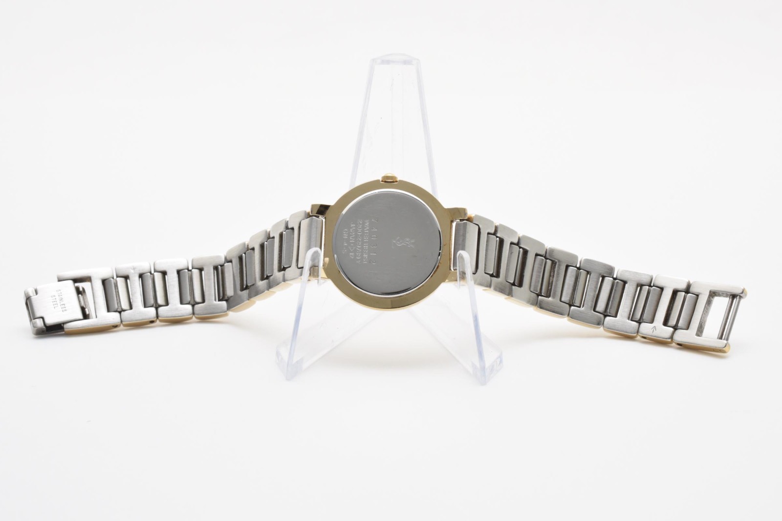 [Exc+5] Yves Saint Laurent 2200-229789 Gold Quartz Vintage Woman’s Watch #8740