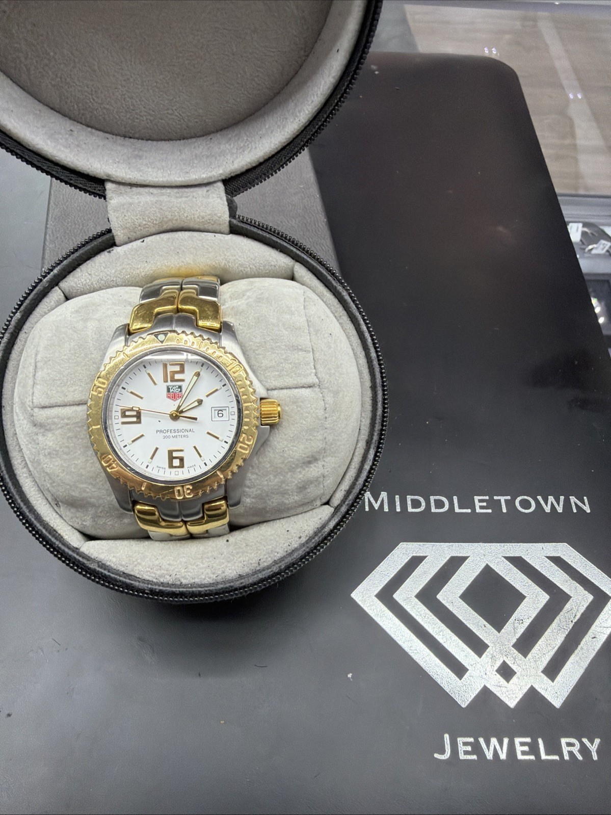 Tag Heuer Professional 36mm SPECIAL EDITION 18k Yellow Gold And Steel Date