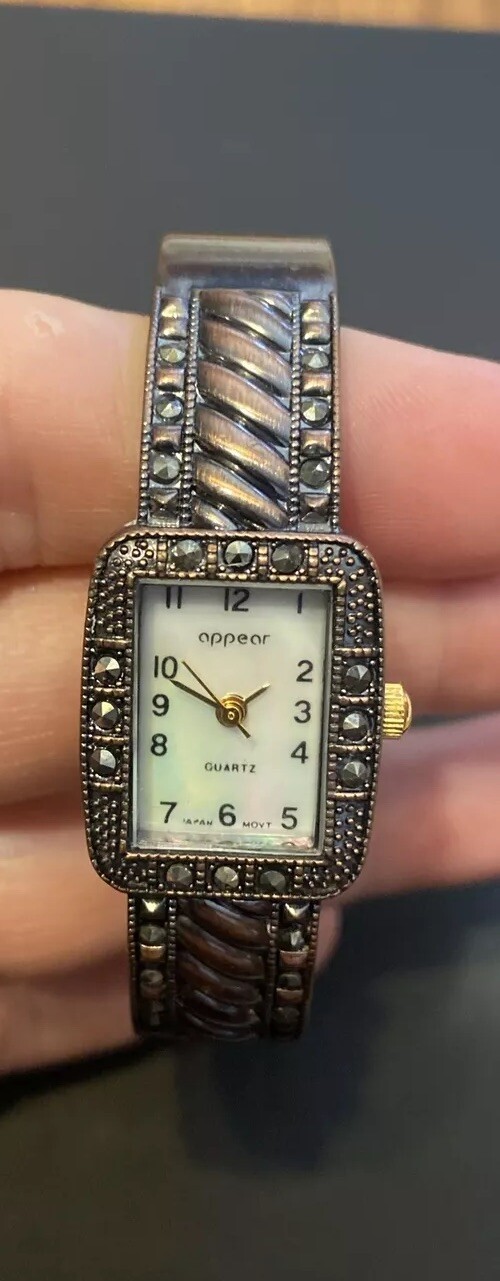 7”in Appear Women’s Copper Toned Cuff Band Park Lane quartz watch