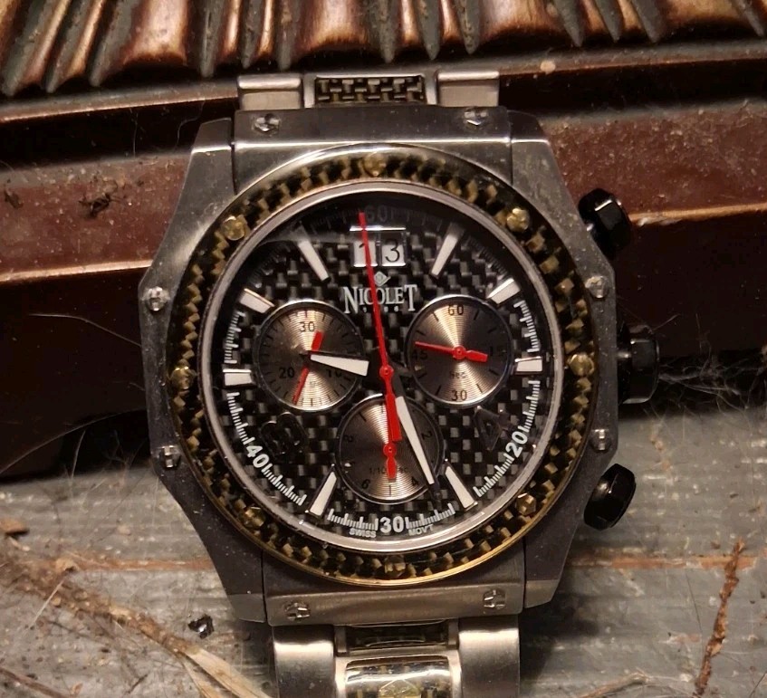 Nicolet 1886 Automatic Date Swiss Chronograph