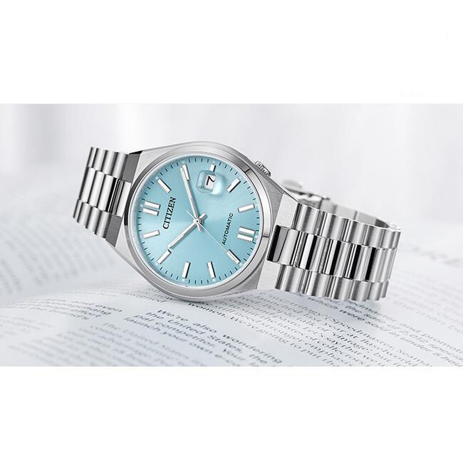 CITIZEN Automatic Mechanical Light Blue Dial Men’s Watch NJ0151-88M