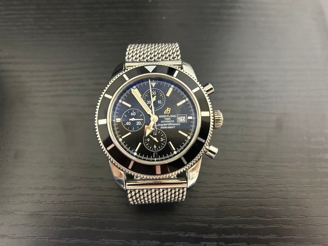Breitling Superocean Heritage Chronograph A13320 46mm Black Dial