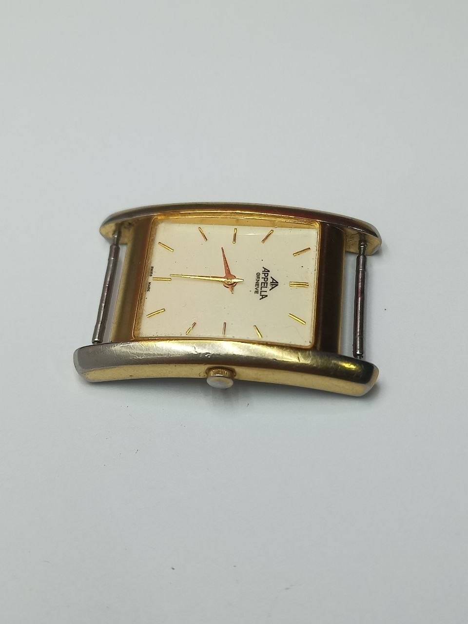 Appella Swiss Made 1943 Rectangular Gold Plated Men’s Watch Ref 589 KY592680