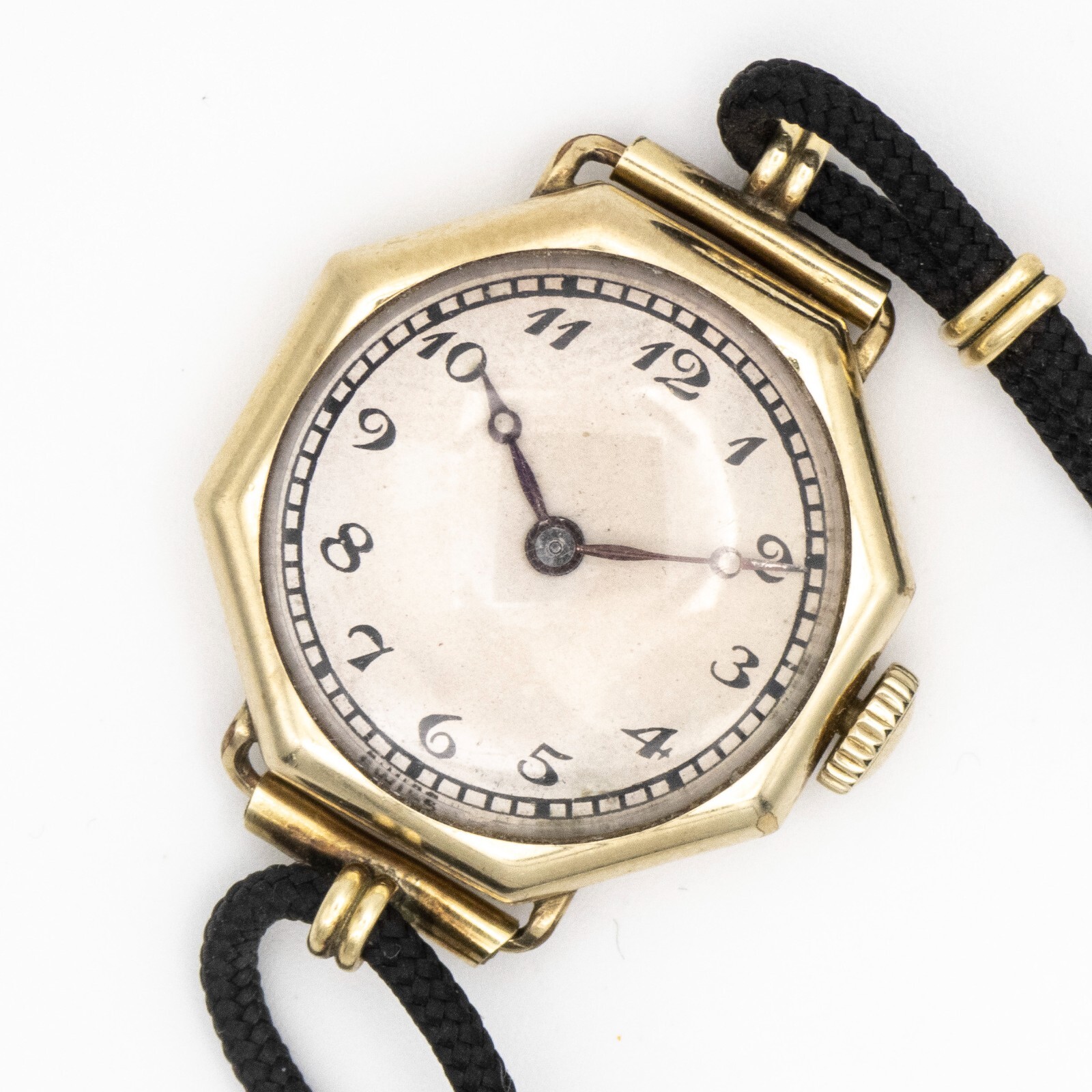Vintage Optima 24 mm x 28.5 mm 15-Jewel Gold-Filled Octagonal Wristwatch