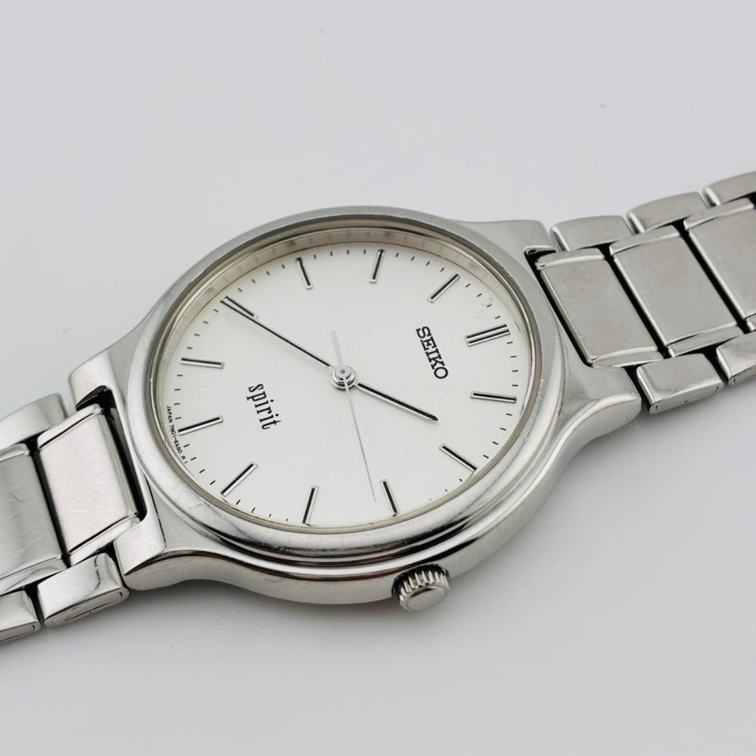 Seiko Spirit Quartz Mens 7N01-6A70 Battery Replaced wrist 21.5cm/8.5in