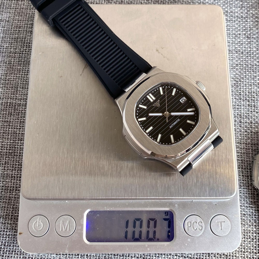 Tandorio 40mm Sapphire 20ATM Lume Automatic NH35A PT5000 Men Mechanical Watch