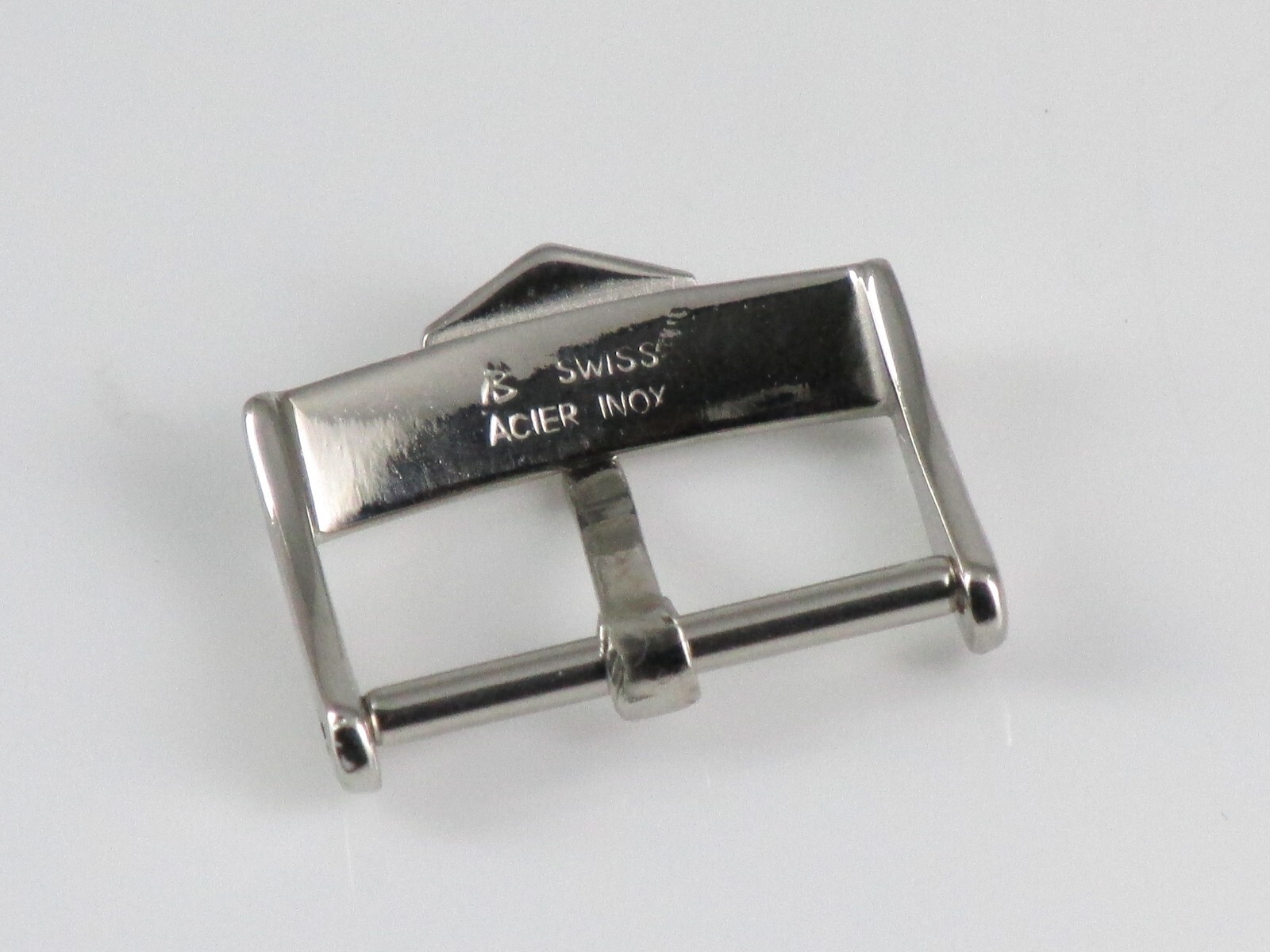 HEUER STEEL BUCKLE 18mm BUCKLE HEUER 18mm STEEL