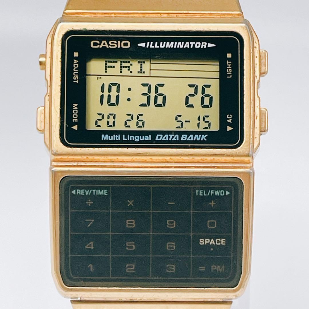 New battery/working Casio Data Bank vintage watch DBC-611G