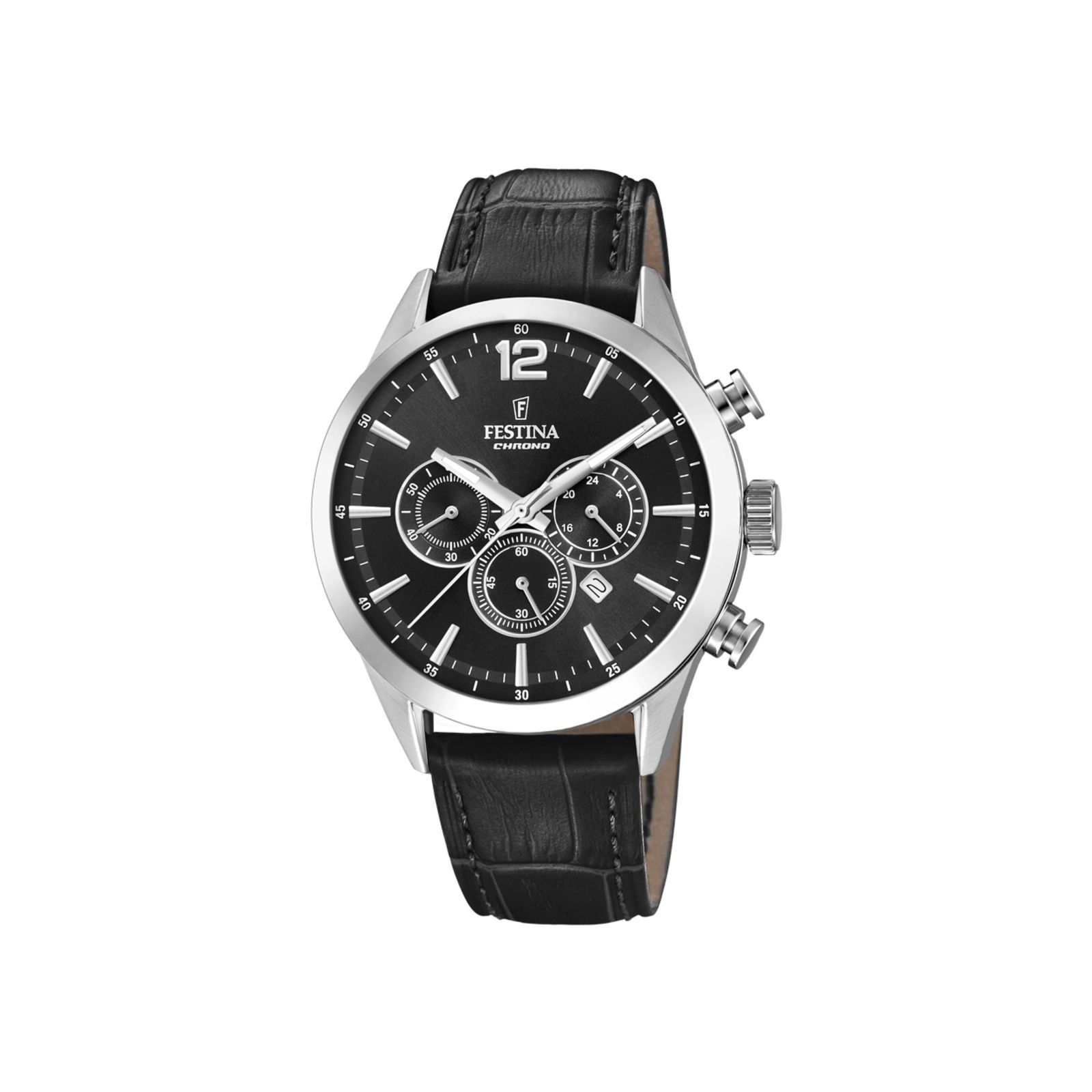 Watch Festina F20542/5 Timeless Chrono Man 43.5 Stainless steel