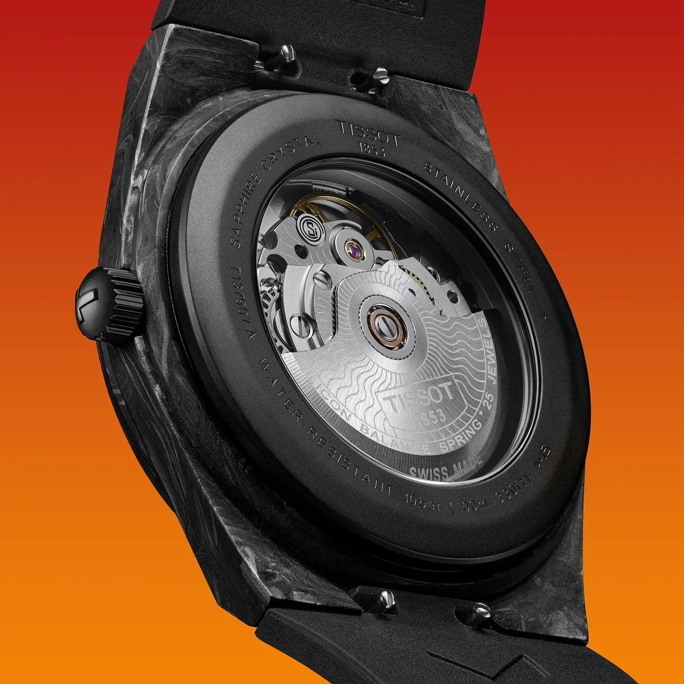 Tissot PRX Powermatic 80 Carbon Fiber Automatic Men’s Watch – T137.907.97.201.00
