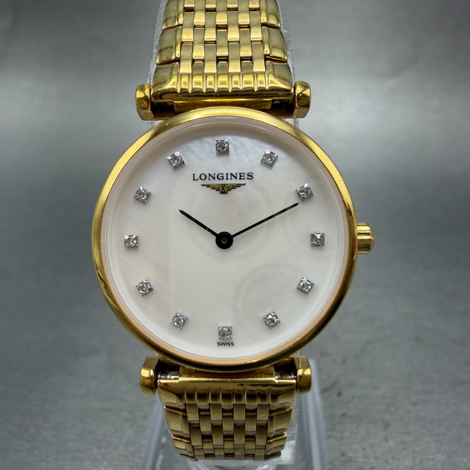 Longines La Grande Classique Watch Women 24mm MOP Dial Gold Round L4.209.2