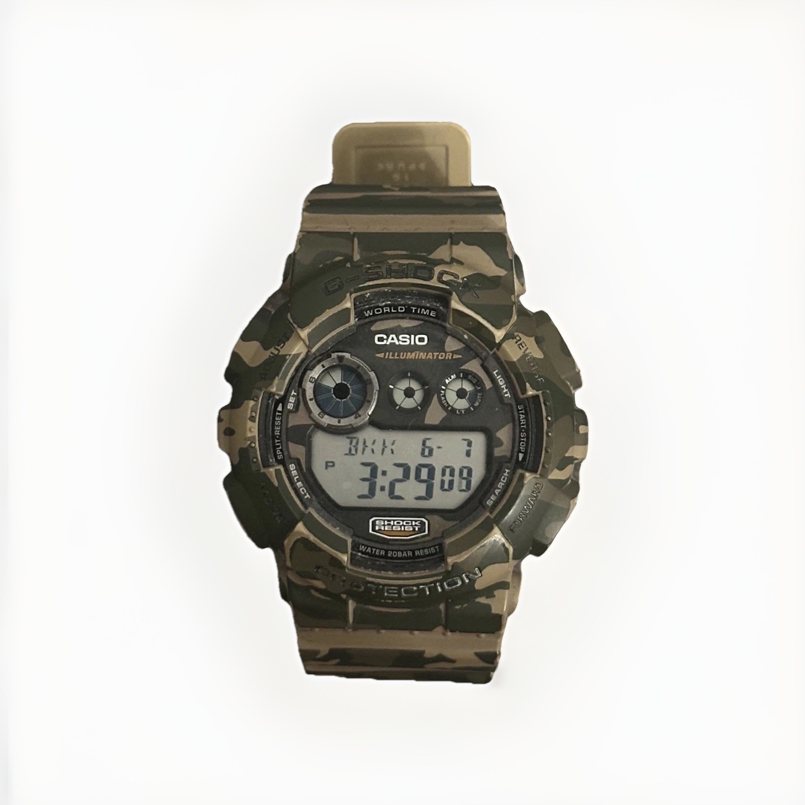 JAPAN CASIO GD-120CM G-SHOCK Digital Quartz Watch Camo Dial
