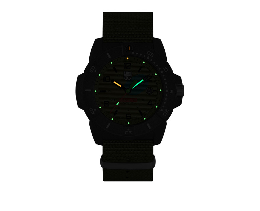 LUMINOX XS.3617.SET Navy Seal 45mm Green Dial Quartz Watch Men’s