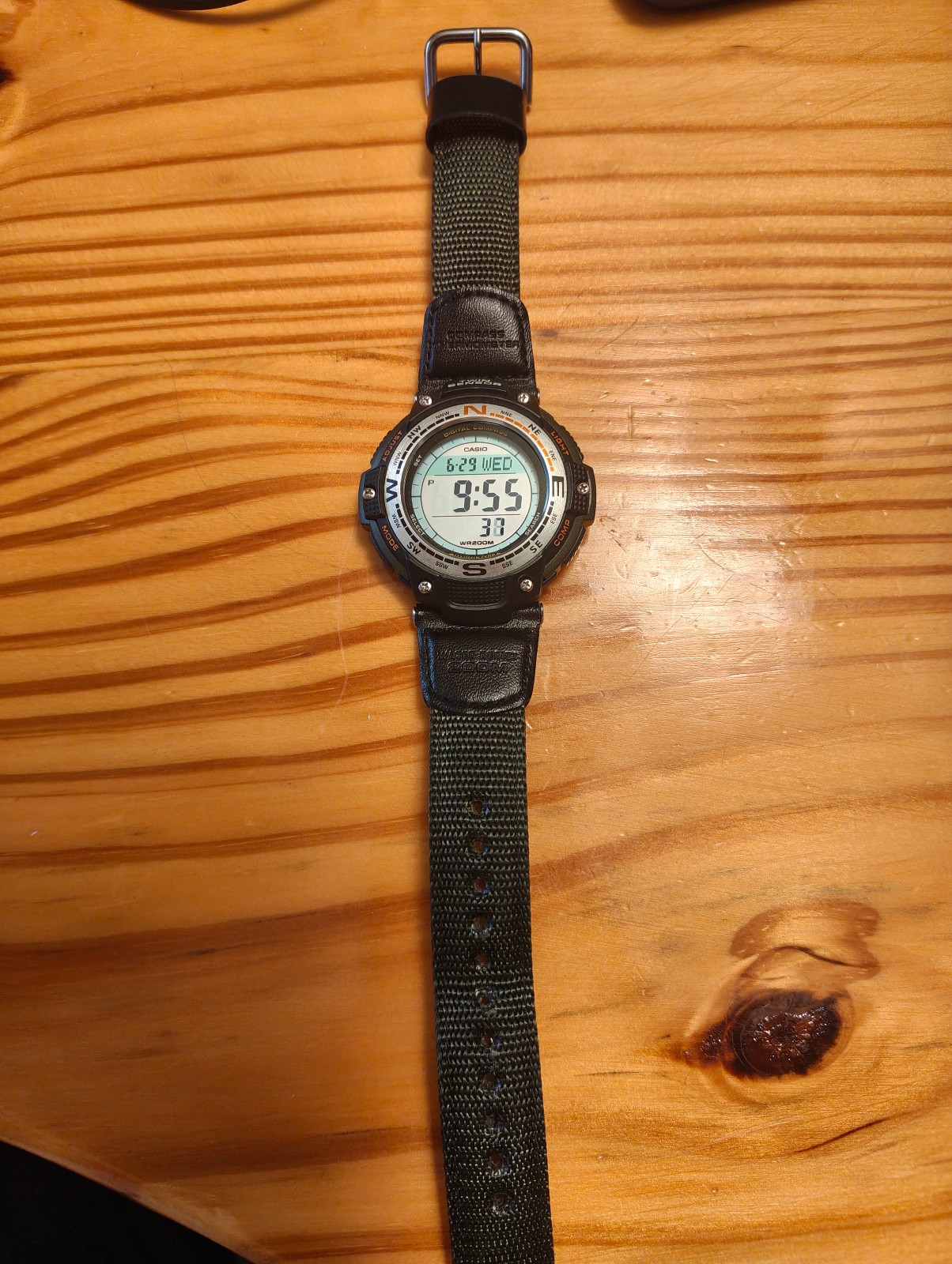 Casio SGW-100 Twin Sensor Watch, Compass/Thermometer. 200M