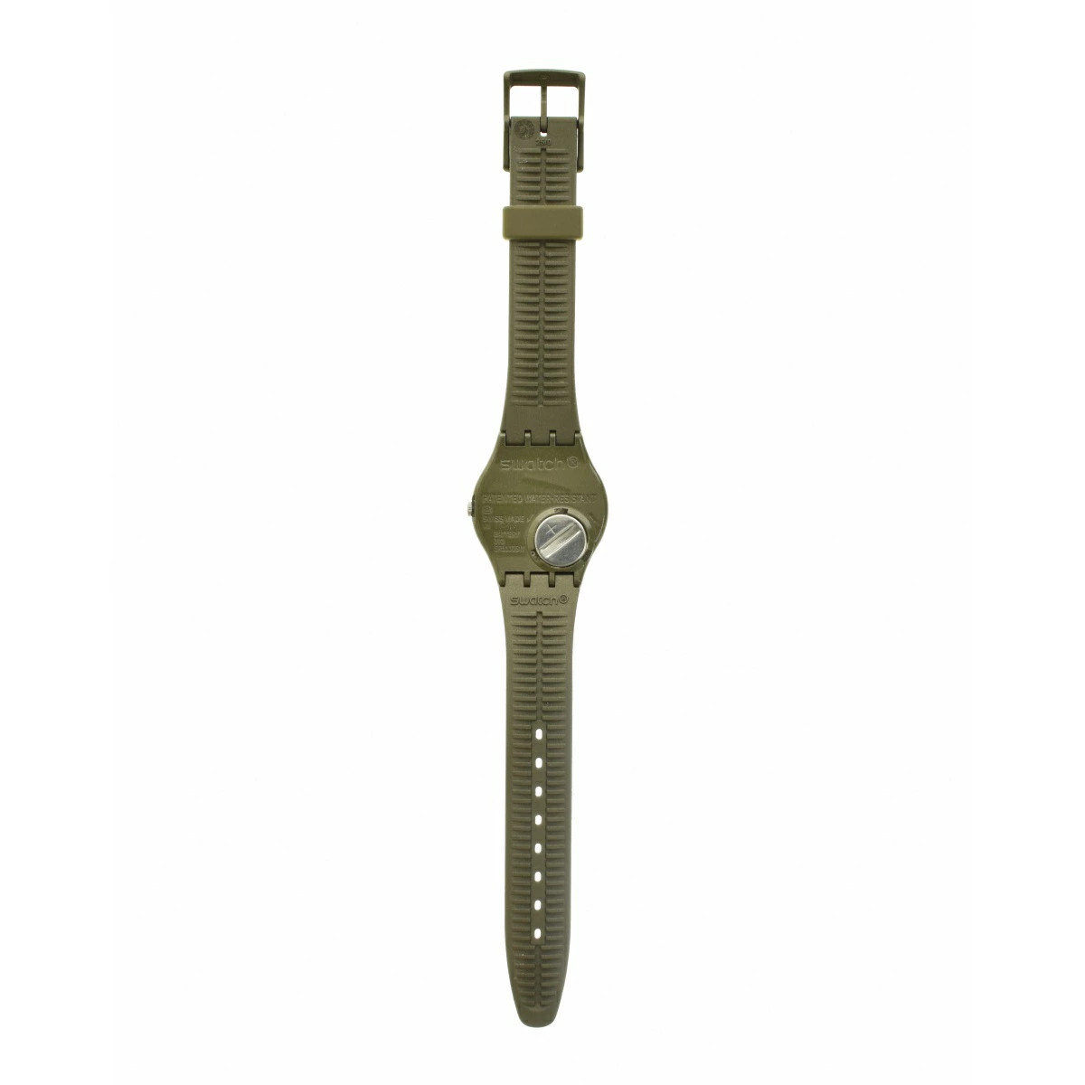 [A1R] Used Swatch GG712 Pearlygreen Plastic Quartz Unisex Watch [x3v]