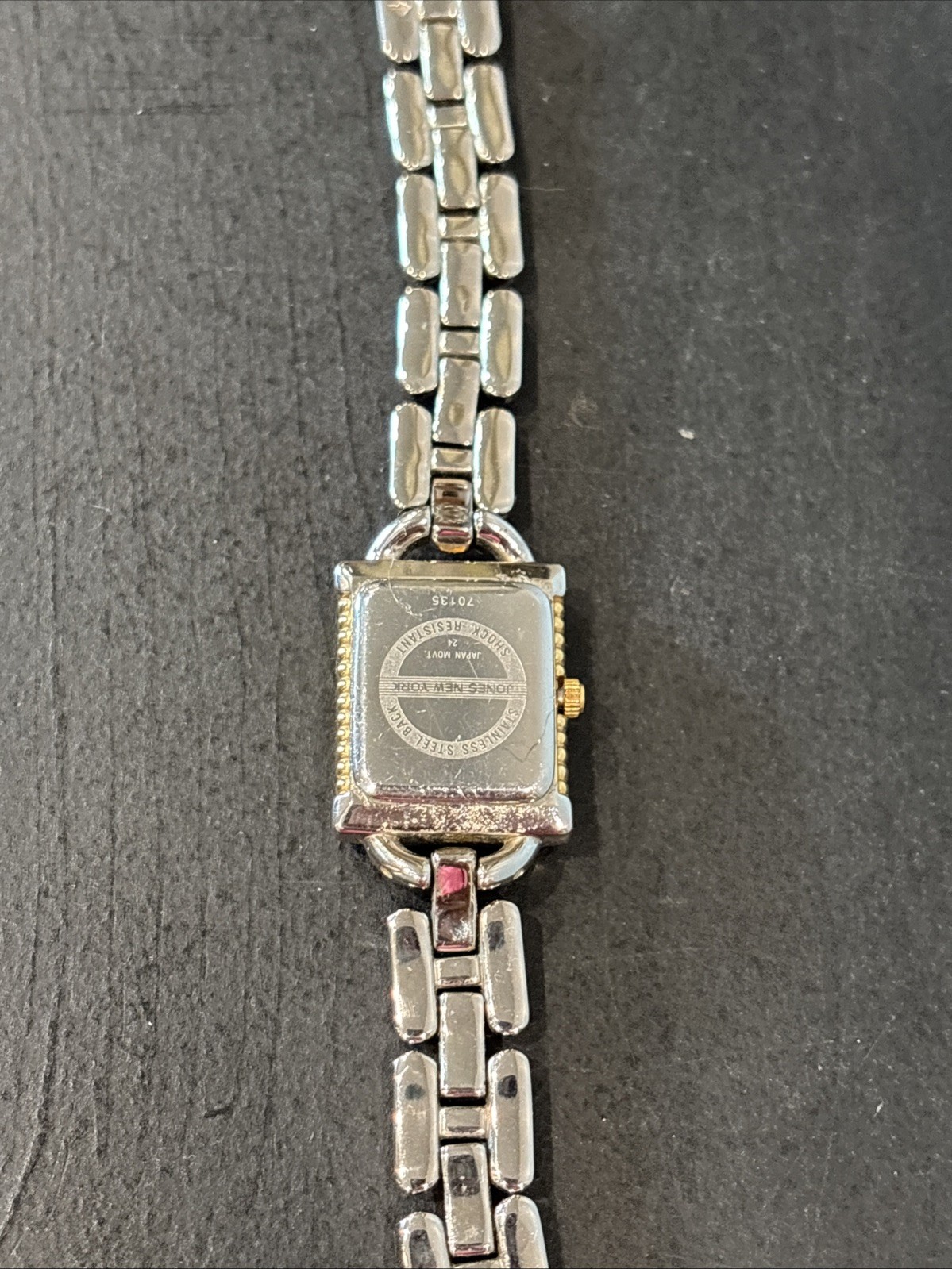 Jones New York Women’s Two Tone Metal Watch Shock Resistant Japan Movement WORKS