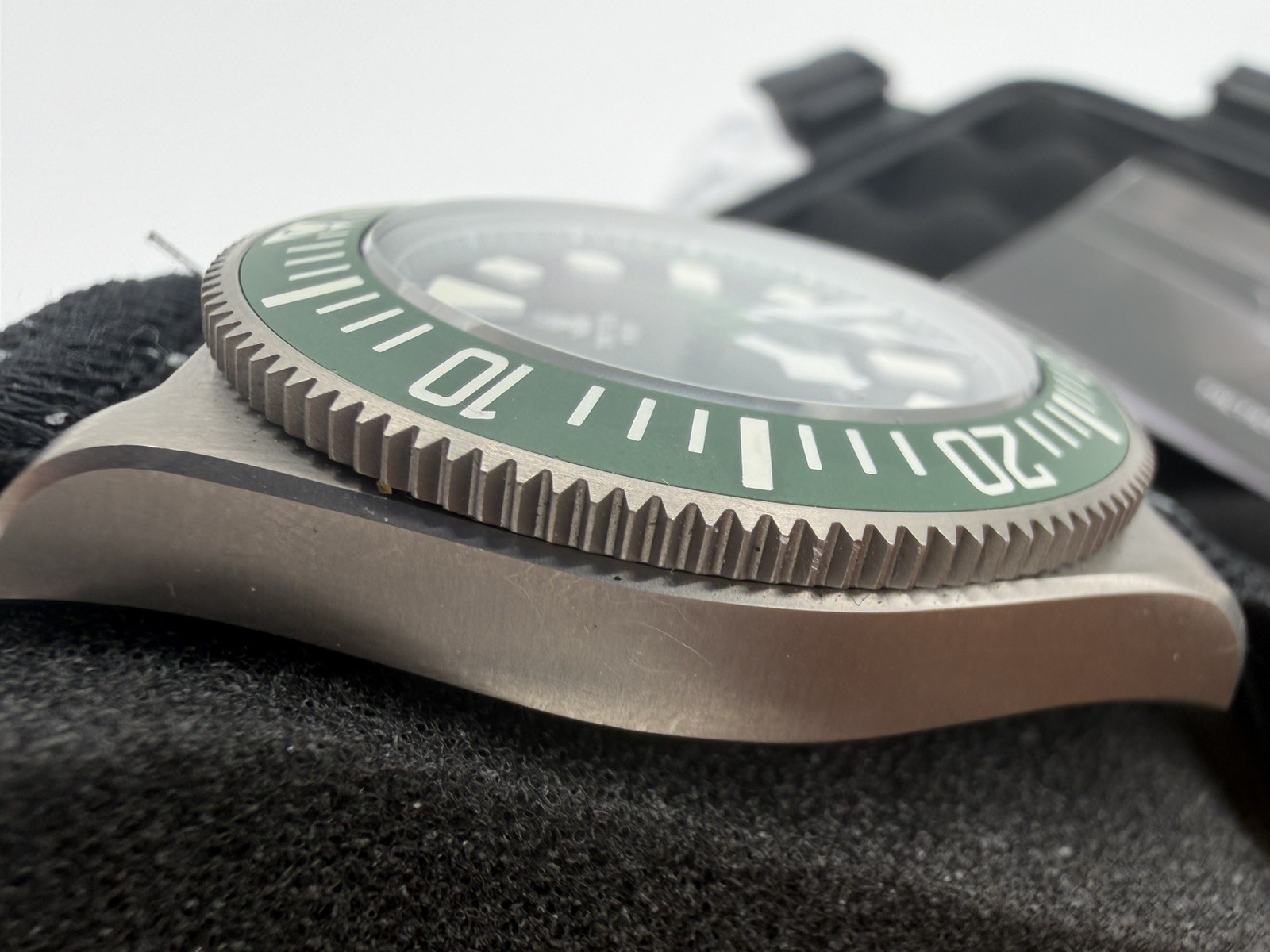 Tactical Frog Titanium NH35A Mechanical Watch Green Bezel Green Dial Fixed Lugs