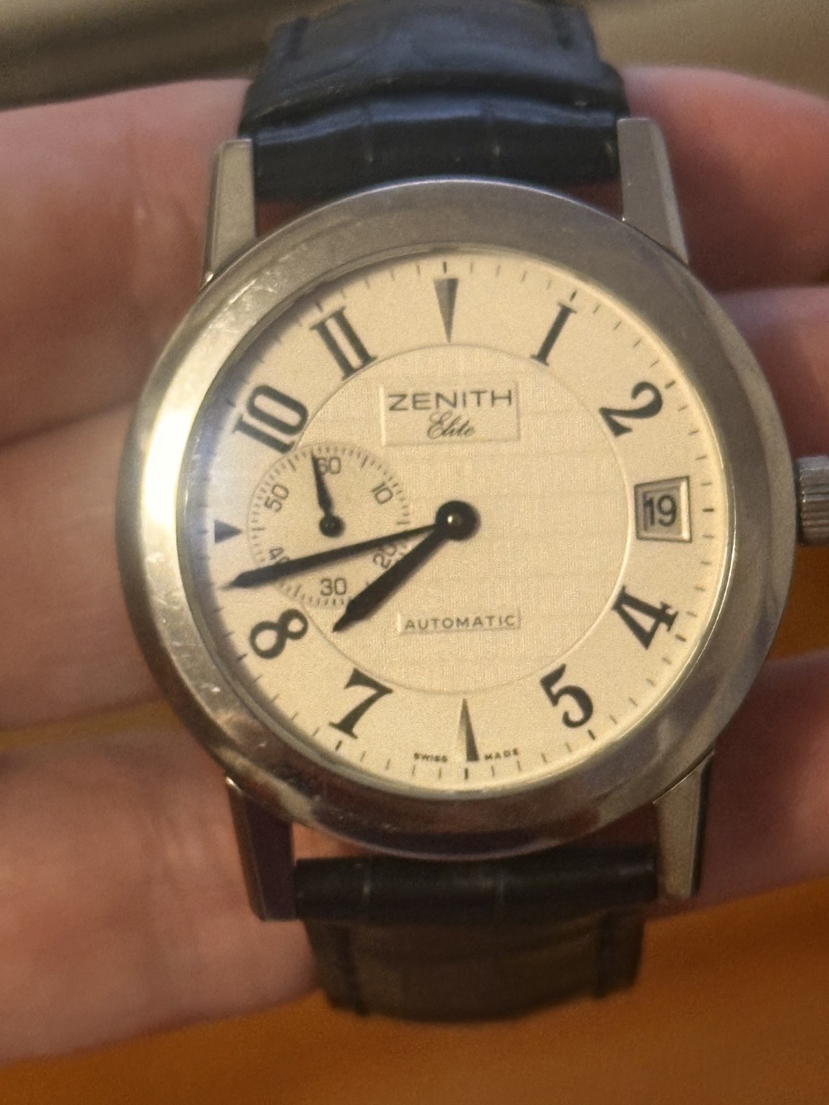 AUTHENTIC ZENITH PORT ROYAL V ELITE AUTOMATIC 01/02.0451.680 ZENITH 20-495 STRAP