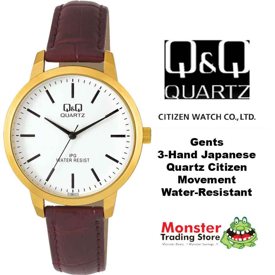 AUSSIE SELLER MEDIUM SIZE LEATHER BAND WATCH CITIZEN MADE C154J111 WARRANTY