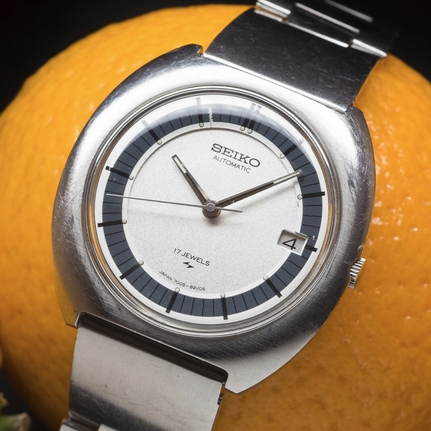Vintage (Aug 1974) SEIKO 7005-8150 automatic watch, 17 jewels, serviced