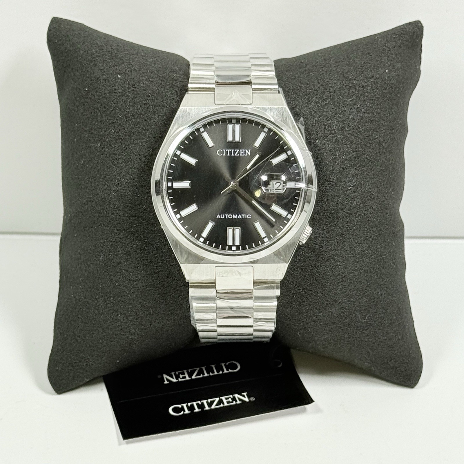 New-Citizen Tsuyosa NJ0150-81E Automatic Black Dial Stainless Men’s Watch