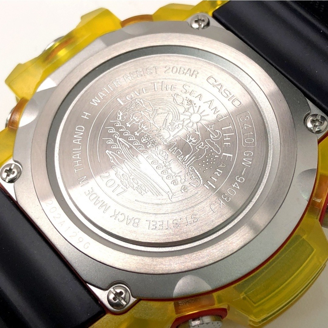 G-Shock GW 9403KJ 9 RANGEMAN EARTHWATCH collaboration Salpa Yellow Blue Skeleton