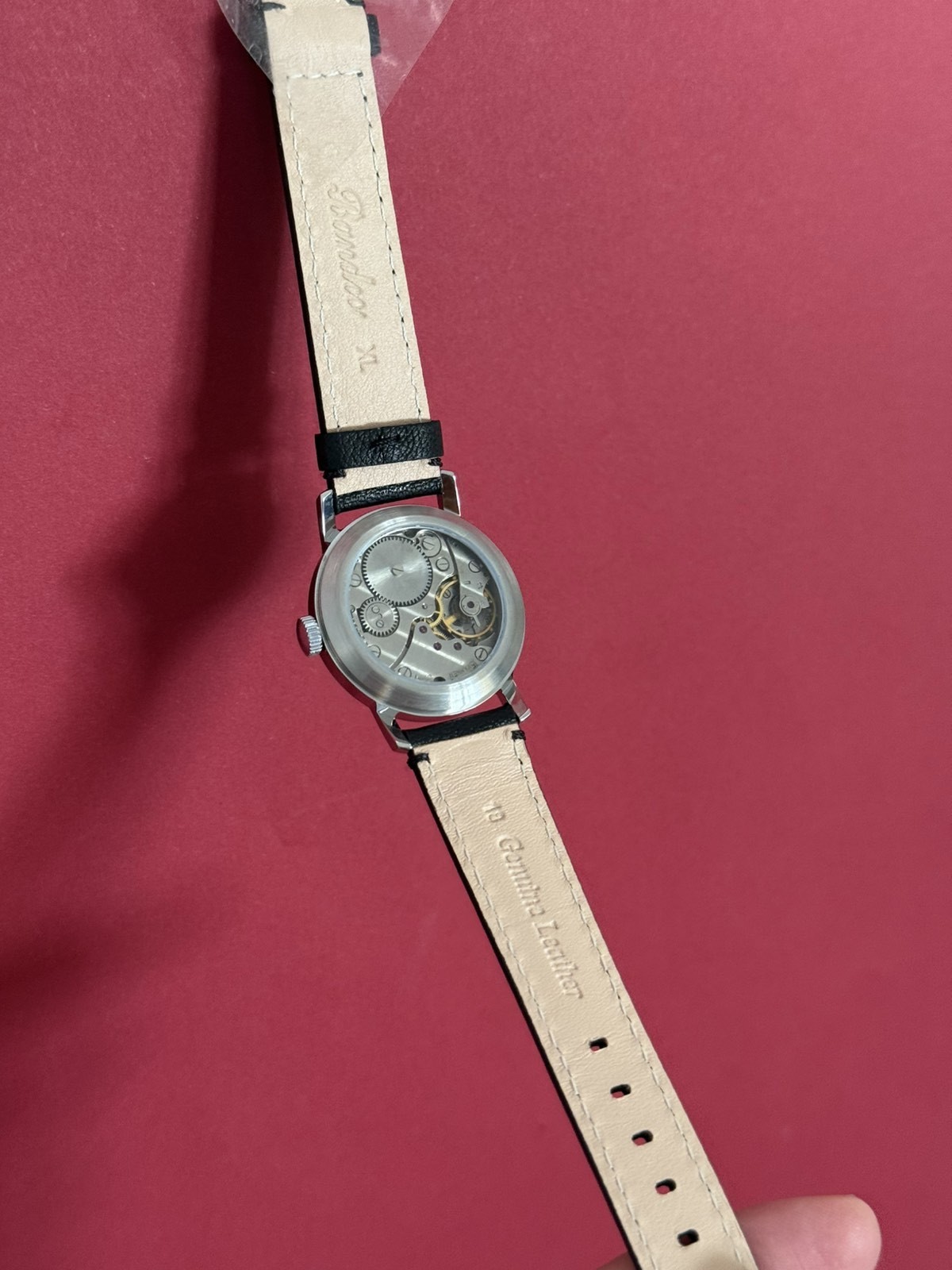 Watch Mechanical LOVE Infinity Wrist Men Black Roman Gift Wife Pobeda Russian