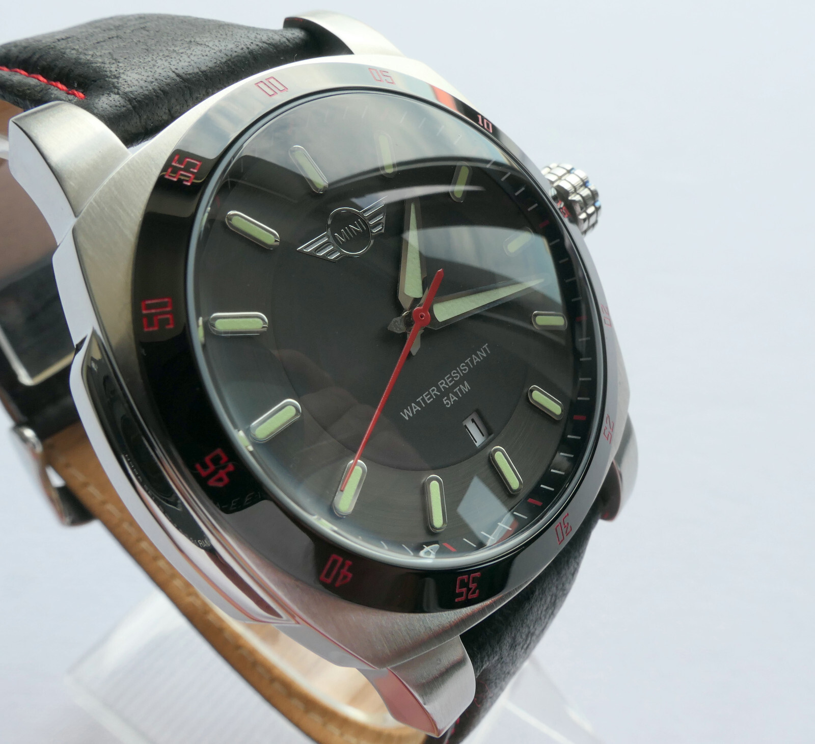 MINI John Cooper Works S JCW Rally Racing Car Accessory Sport Chilli Red Watch