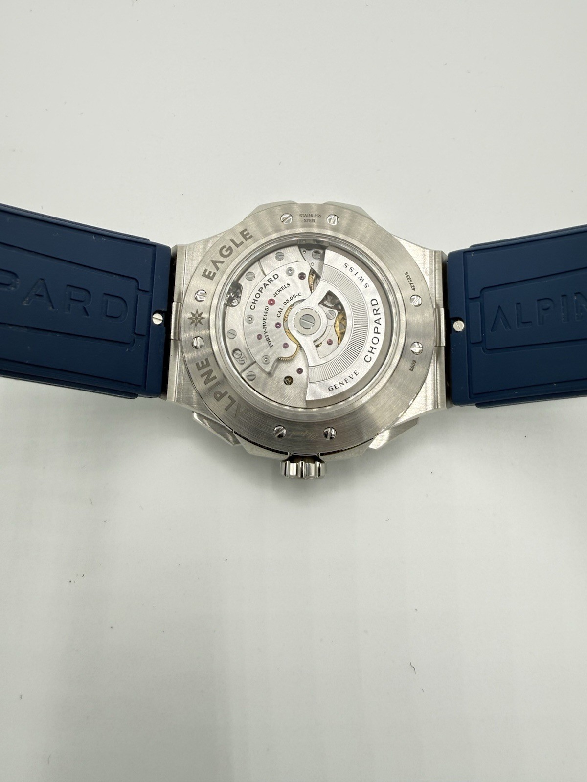 Chopard Alpine Eagle XL Chrono Automatic Blue Flyback 44MM 298609-3003 Box