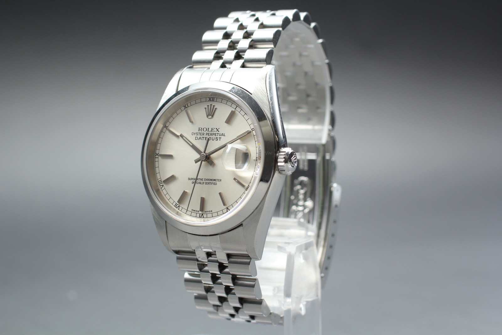 Overhauled Vintage 2000 ROLEX Datejust 16200 Cal.3135 Men’s Automatic Watch 36mm